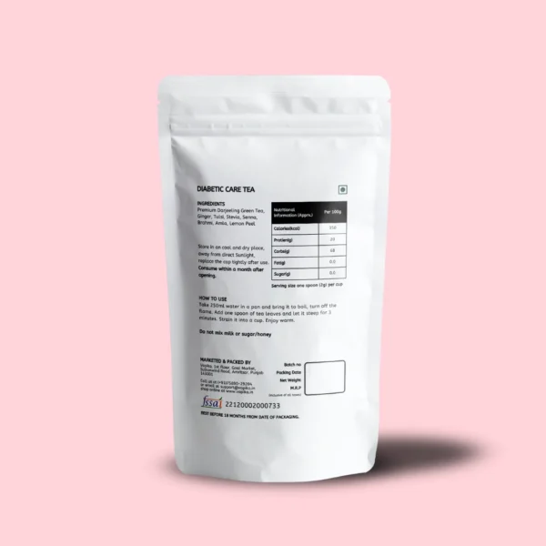 diabetic-care-tea-back Diabetic Care Tea